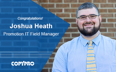 COPYPRO ANNOUNCES HEATH PROMOTION
