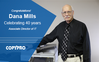 MILLS CELEBRATES 40 YEARS