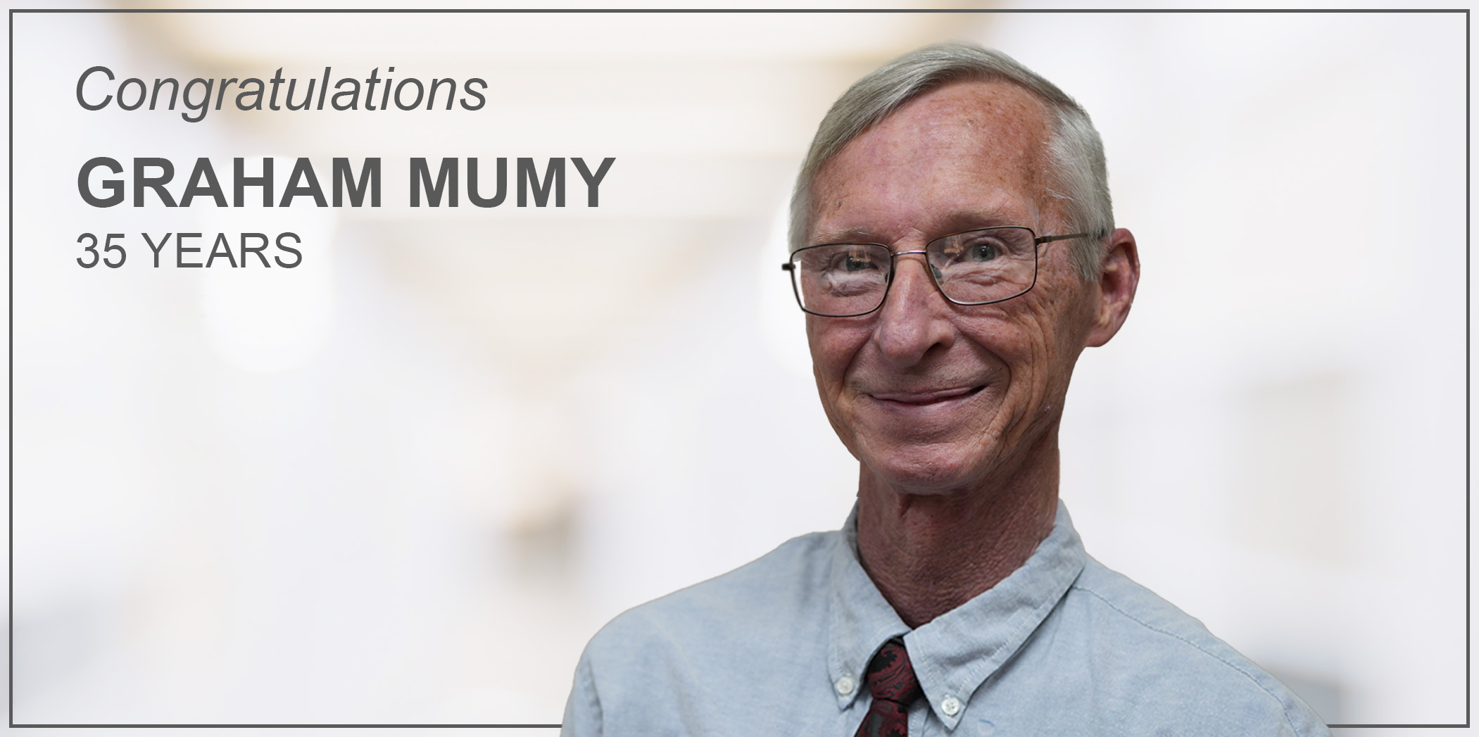 Graham Mumy press release